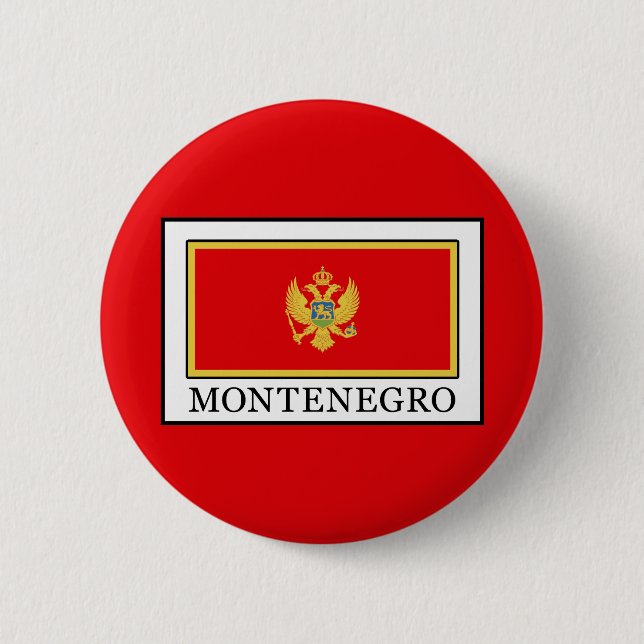Montenegro 6 Cm Round Badge (Front)