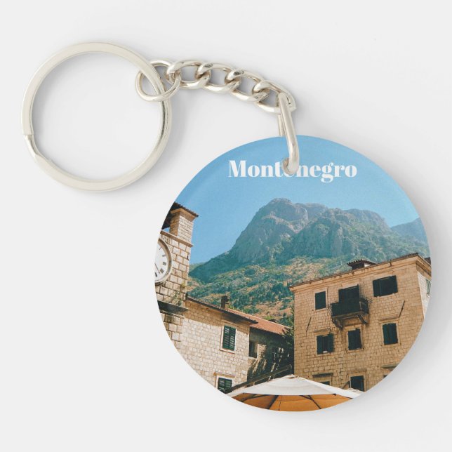 Montenegro Cityscape  Key Ring (Front)