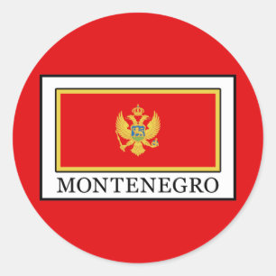 Montenegro Classic Round Sticker
