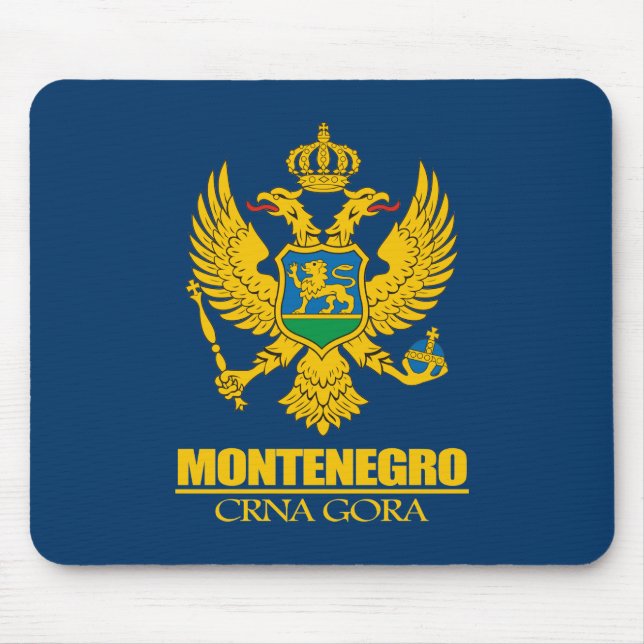 Montenegro COA Mouse Mat (Front)