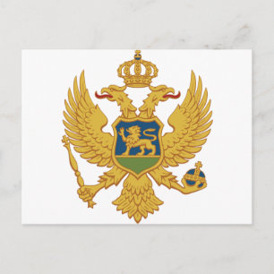 Montenegro Coat of Arms Postcard
