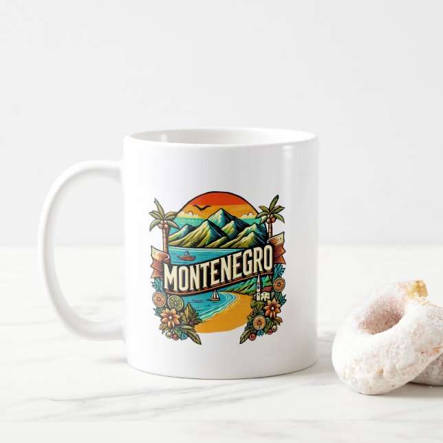 Montenegro Coffee Mug (With Donut)