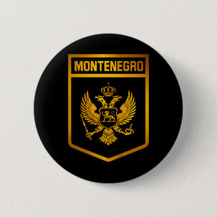 Montenegro Emblem 6 Cm Round Badge