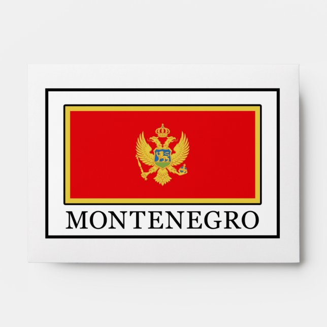 Montenegro Envelopes (Front)