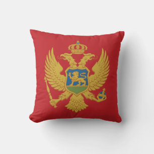 Montenegro Flag Cushion