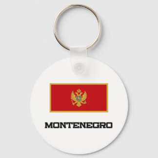Montenegro Flag Key Ring