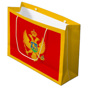 Montenegro Flag Large Gift Bag