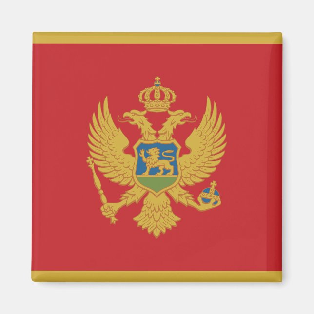 Montenegro Flag Magnet (Front)