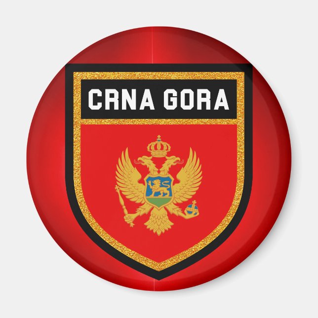 Montenegro Flag Magnet (Front)