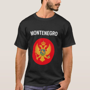 Montenegro Flag Modern T-Shirt