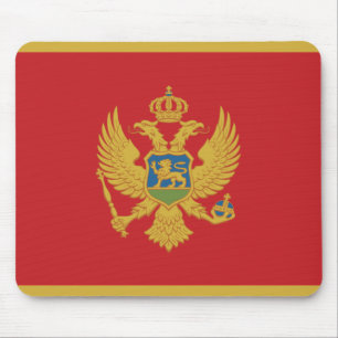 Montenegro Flag Mouse Mat