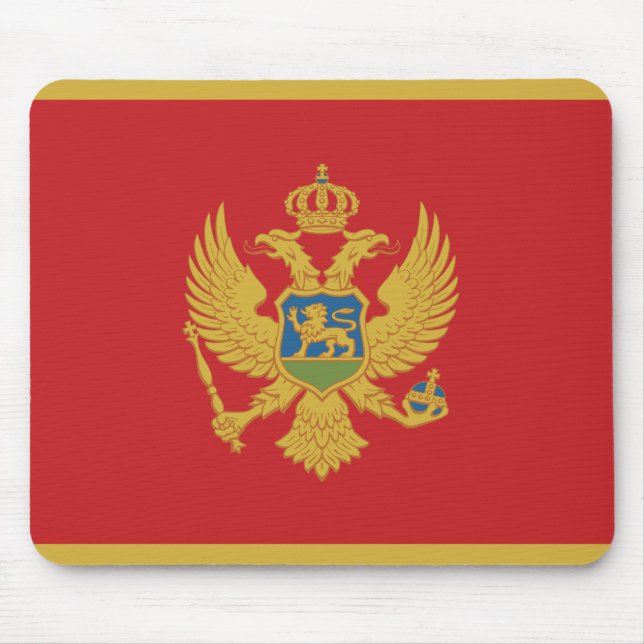 Montenegro Flag Mouse Mat (Front)