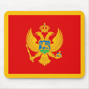 Montenegro Flag Mouse Mat