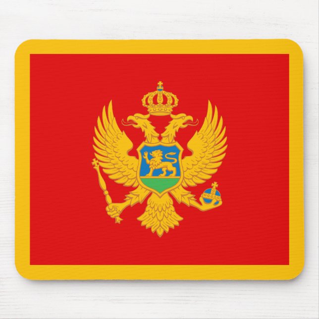 Montenegro Flag Mouse Mat (Front)