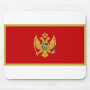 Montenegro Flag Mouse Mat