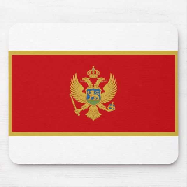 Montenegro Flag Mouse Mat (Front)