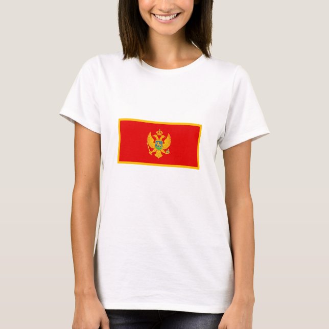 Montenegro Flag T-Shirt (Front)