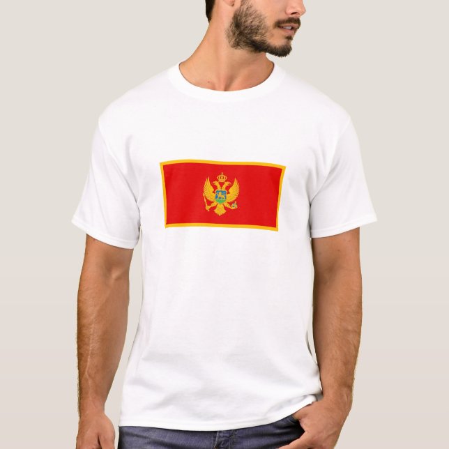 Montenegro Flag T-Shirt (Front)