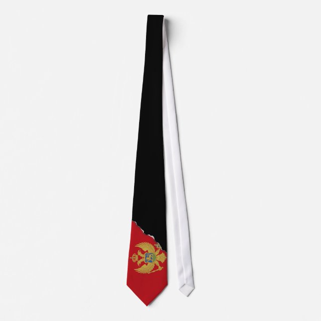 Montenegro Flag Tie (Front)