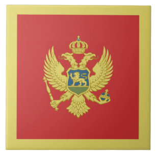 Montenegro Flag Tile