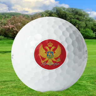 Montenegro Golf Balls, Flag Golfers / Patriots Balls