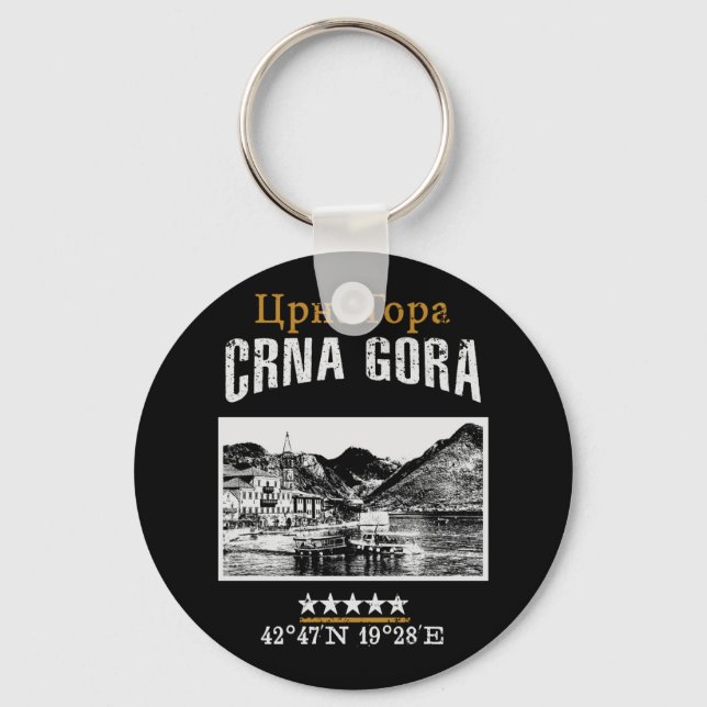 Montenegro Key Ring (Front)