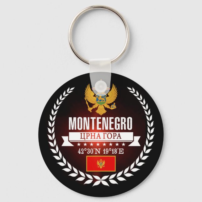 Montenegro Key Ring (Front)