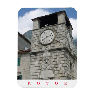 Montenegro Kotor clocktower view magnet