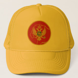 Montenegro Lion Montenegrin National Animal Flag Trucker Hat