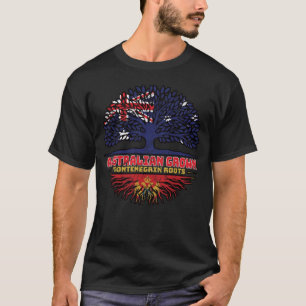Montenegro Montenegrin Australian Australia Tree T-Shirt
