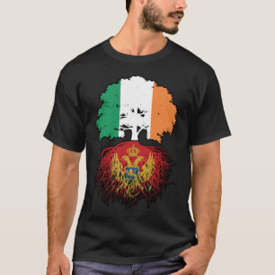 Montenegro Montenegrin Irish Ireland Tree Roots T-Shirt