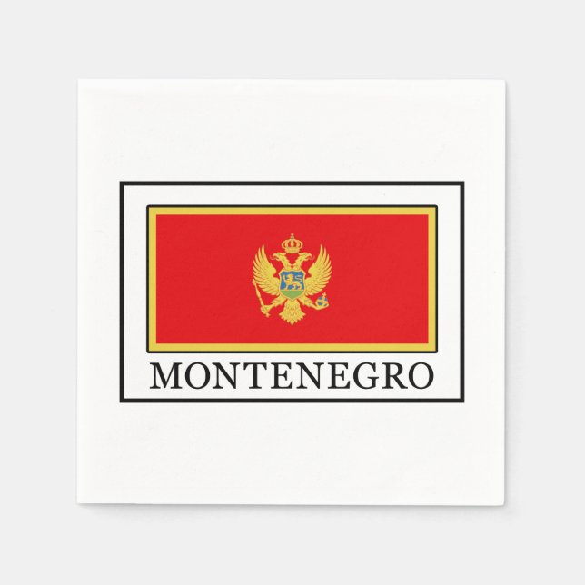 Montenegro Napkin (Front)
