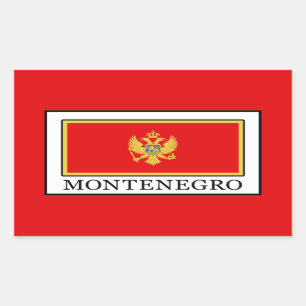 Montenegro Rectangular Sticker
