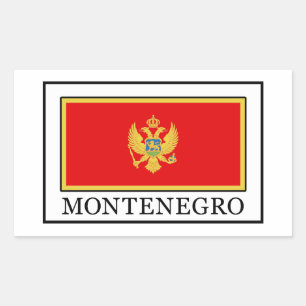 Montenegro Rectangular Sticker