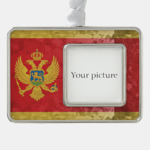 Montenegro Silver Plated Framed Ornament