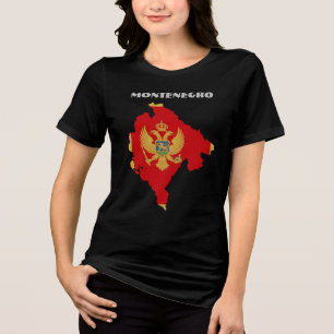 MONTENEGRO Special Customisable Vacation Tour Tri-Blend Shirt