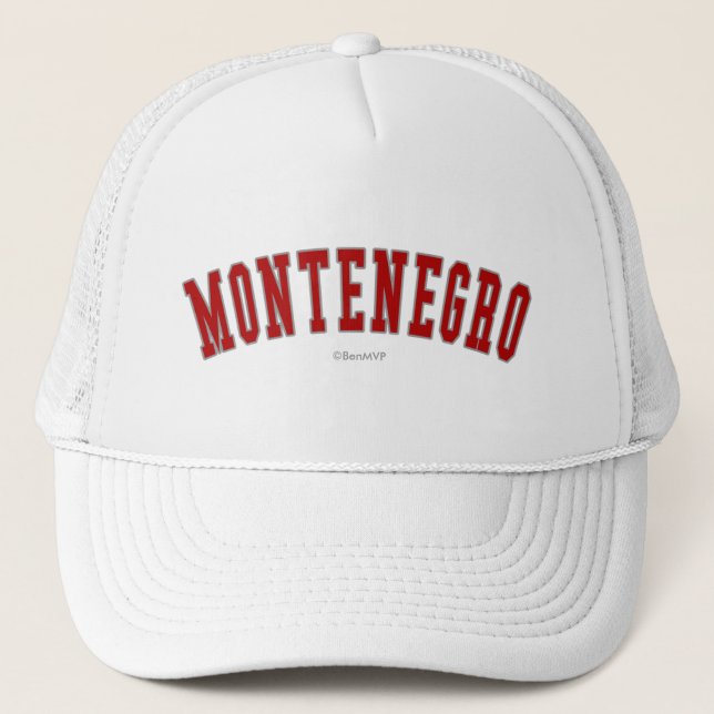 Montenegro Trucker Hat (Front)