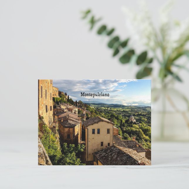 Montepulciano, Toscana, Italy Holiday Postcard (Standing Front)