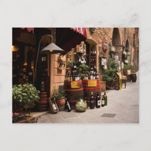 Montepulciano Wine Shop Postcard