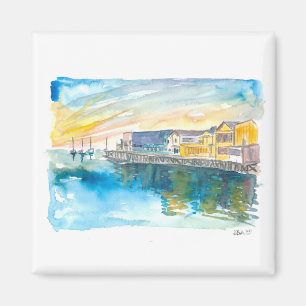 Monterey Bay California Cannery Road Magnet