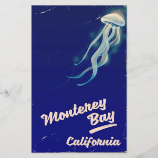 Monterey Bay California Jelly vintage travel Stationery