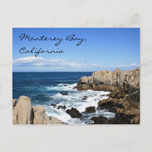 Monterey Bay, California Postcard (Front)