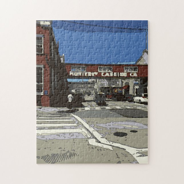 Monterey Bay Cannery Row Painting Jigsaw Puzzle (Vertical)