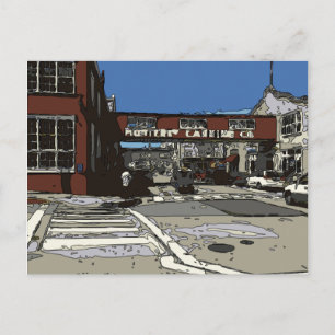 Monterey Bay Cannery Row Painting Postcard