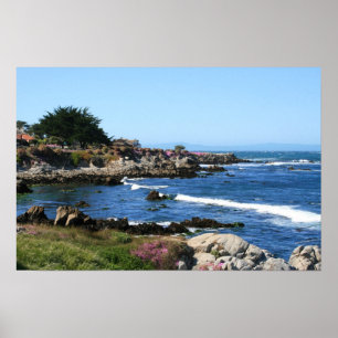 Monterey Bay Coastline Photo (3 of 6) Poster