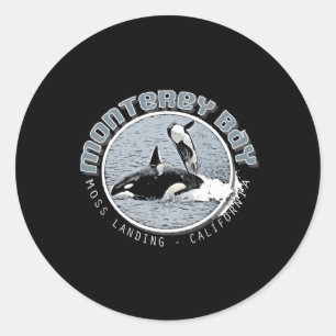 Monterey Bay'S Moss Landing California Ocean Classic Round Sticker