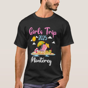 Monterey Beach Girls Trip 2025 Summer Vacation Mat T-Shirt