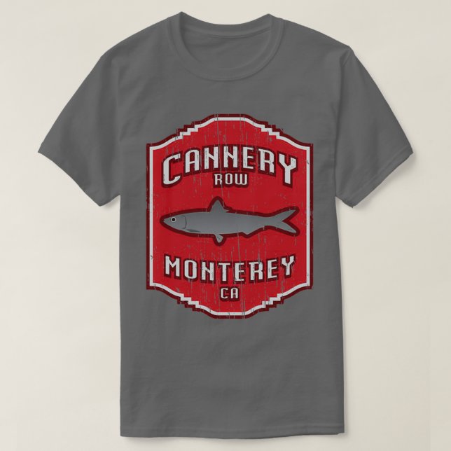 Monterey CA Fish T-Shirt (Design Front)