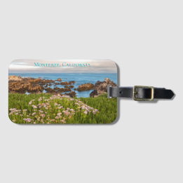 Monterey California Coastal Spring Luggage Tag