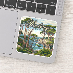 Monterey California Cypress Trees Ocean Coast